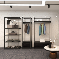 Ensemble de tables gigognes pour boutique de mode Yihe, présentoir mural pour vêtements, table de présentation gigogne