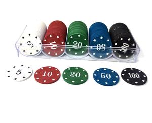 Jetons de poker personnalisés en PS, vente en gros, impression de logo directe d'usine, jetons de jeu de casino Texas Poker - Product Image 3