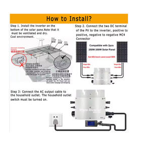 <span class=keywords><strong>MicroInverter</strong></span> solare di alta qualità 600W 1200W 2400W 2800W sulla griglia monofase Micro Inverter per balcone sistemi PV - Product Image 2