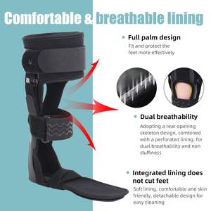 Ortopedik Hemiplegia rehabilitasyon için bilek ayak ortezi destek ayak damla AFO Brace ortez atel yaprak kurtarma - Product Image 6