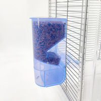 Nouveau produit mangeoire en plastique pour petits oiseaux caille mangeoire automatique pour animaux de compagnie pour oiseaux