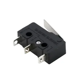 Mini interruptor de limite, lâmina de ponta final microsuína 5a 125v tipo de alavanca micro interruptor
