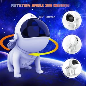 Chien de l'espace galaxie <span class=keywords><strong>Astro</strong></span> Lights Lampe d'astronaute <span class=keywords><strong>Projecteur</strong></span> étoilé <span class=keywords><strong>Projecteur</strong></span> de lumière de galaxie de nuit Spaceman avec haut-parleur stéréo intégré - Product Image 6