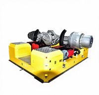 Robot AGV certifié ISO Chine, 3 tonnes, navigation par bande magnétique, évitement d'obstacles par laser, vitesse variable, véhicule à guidage automatique