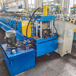 Máquina formadora de rollos de lluvia de canalón portátil de bajada de <span class=keywords><strong>Metal</strong></span> personalizada de fábrica, máquina dobladora sin costuras, máquinas de canalón - Product Image 3