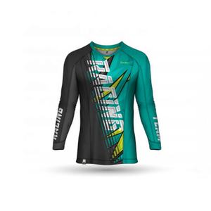 Vente en gros 100% polyester respirant personnalisé Sublimation maillot de course d'équipe léger et respirant pour moto - Product Image 1