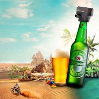 Offre Spéciale – Aérateur de Vin Portable à Ultrasons, Distributeur de Bière Moussante à Une Touche