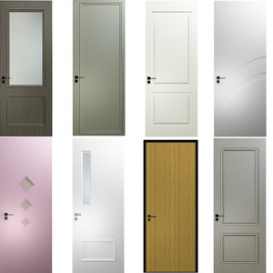 <span class=keywords><strong>Porte</strong></span> en WPC de conception moderne, imperméable et résistante au feu <span class=keywords><strong>Porte</strong></span> intérieure en polymère WPC Ouverture latérale pour portes de chambre en WPC - Product Image 2