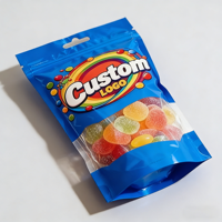 Sachets personnalisés thermoscellables découpés à l'emporte-pièce, sachets alimentaires en plastique de qualité alimentaire pour chips et bonbons