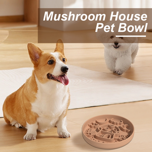 Fabricant Nouveau Champignon <span class=keywords><strong>Maison</strong></span> Chien Mangeoire Lente Bol Silicone Ventouse Bol Alimentaire Lent - Product Image 2