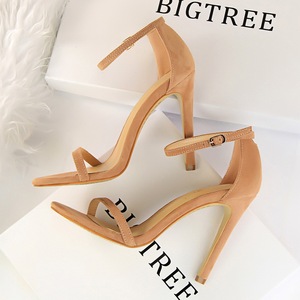 Women's Wedding <b>Closed</b> <b>Toe</b> High <b>Heel</b> Pump Shoes Summer Outdoor Rubber Outsole Anti-Slippery - Product Image 6