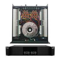 Amplificateur de puissance de classe H professionnel, 4 canaux, 800W*4, amplificateur audio haute puissance, système de sonorisation de scène 2U à montage en rack, OEM Factory