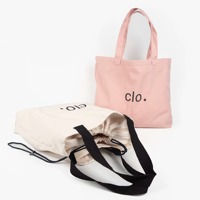 Sac fourre-tout en toile recyclée avec logo personnalisé, épais et durable, sac de shopping avec logo de marque, sac fourre-tout respectueux de l'environnement