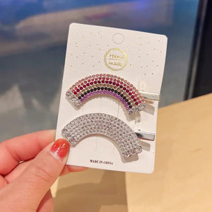 Strass <span class=keywords><strong>Plume</strong></span> Papillon Pince À <span class=keywords><strong>Cheveux</strong></span> Femmes Accessoires De <span class=keywords><strong>Cheveux</strong></span> Perle Bec De Canard arc-en-ciel Fleur Pince À <span class=keywords><strong>Cheveux</strong></span> Barrettes - Product Image 6