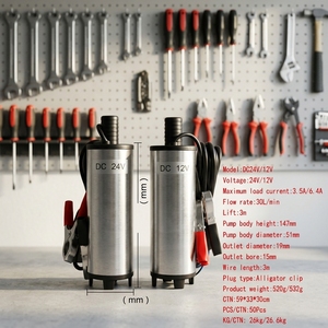 Mini <span class=keywords><strong>pompe</strong></span> submersible DL en acier inoxydable et fonte pour l'industrie automobile, le <span class=keywords><strong>camping</strong></span>, avec fond amovible, 16 mm, 12 V, OEM - Product Image 5