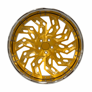 Hiệu Suất Cao 19-32 Inch 5X127 5X120.65 2 Mảnh 3 Mảnh Vàng Nói Sâu Lip Giả Mạo Bánh Xe Hợp Kim Cho Xe Ô Tô Sang Trọng - Product Image 2