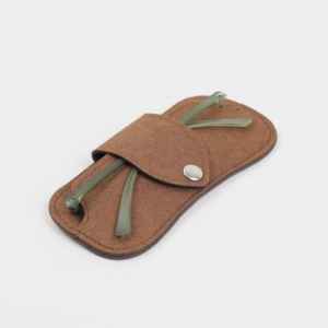 Logo imprimé pochette de lunettes de soleil portable téléphone portable lunettes pochette souple sac lunettes feutre pochette sac - Product Image 3