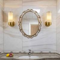 Applique murale LED en marbre, design moderne et luxueux, cylindre en albâtre, lampe fluorescente décorative à double tube pour couloir et chambre