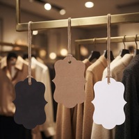 Étiquettes en papier pour boîtes cadeaux, sacs cadeaux, étiquettes de prix en papier couché faites à la main, étiquettes personnalisées pour vêtements
