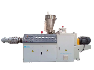 เครื่องผลิตท่อพีวีซีและข้อต่อพีวีซีแบบใช้แล้วทิ้ง สายการผลิตท่อร้อยสายไฟพีวีซีแบบอัดรีดพลาสติก - Product Image 2