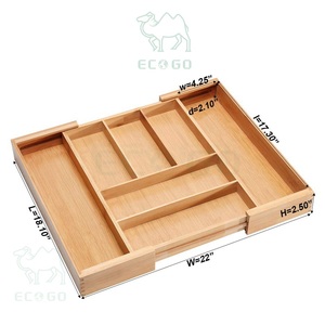 Wholesale Cutlery <strong>Organiser</strong> Professional <strong>Kitchen</strong> Spoon Holder With 7 Compartments Cutlery Tray in Drawer - Product Image 6