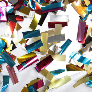 2*5 cm <strong>Confetti</strong> Shiny Multicolor Metallic Bulk <strong>Confetti</strong> <strong>Bag</strong> - Product Image 2