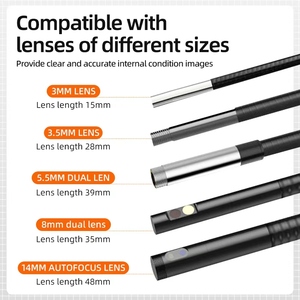 Endoscope industriel portable <span class=keywords><strong>ATM</strong></span> LCD <span class=keywords><strong>5</strong></span> pouces, étanche IP67, carte mémoire 32 Go, outil d'inspection multi-scénarios - Product Image 3