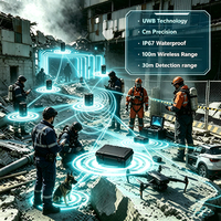 Détecteur de signal de vie par radar UWB, technologie de détection de signaux micro-ondes par pénétration, équipement de sauvetage SAR pour les secours en cas de tremblement de terre