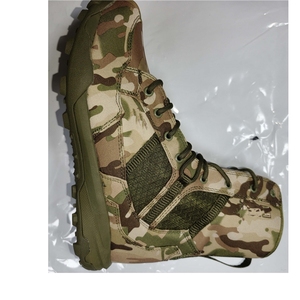 TSB4 CP Camouflage Light Weight New Coyote Footwear 8 Inch Side Zip Suede German Outdoor <b>Hiking</b> <b>Boots</b> Tactical Combat Shoes - Product Image 6