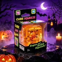 Adorable jouet fantôme Halloween en TPR scintillant à rebond lent, anti-stress, pour adolescents et adultes, idéal pour les fêtes