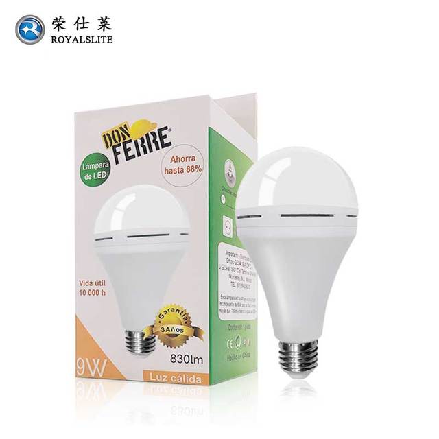 Wholesale 7w 9w 12w 15w Led Light Emergencyled Rechargeable Emergency Led Light for Camping Fishing Lighting