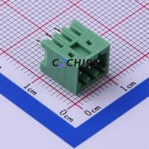 KF2EDGV-2.5-3P Plug-in Terminal Block Through hole,P=2.5mm Connector Board-to-Board / Socket - Closed 1x3P 2.5mm Green - Product Image 1