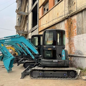 Mini-excavatrice d'occasion 5,5 tonnes KOBELCO Sk55 Excavatrice à vendre - Product Image 2