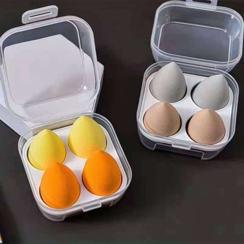 Портативная косметичка для путешествий, получая изготовленный на заказ, косметический блеск для губ, губной блеск с держателем губки яйцевидной формы смешивания мешок для сбора