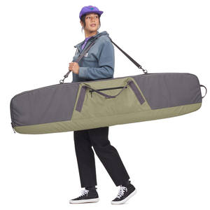 Funda de transporte para esquí de carreras con cierre de velcro personalizada al por mayor, con bolsa portátil de poliéster y EVA, y bolsa de neopreno para esquí y snowboard - Product Image 1