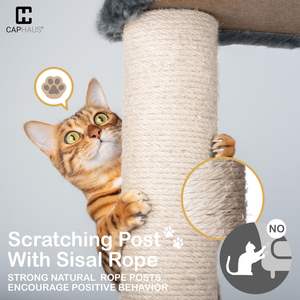 Tiragraffi per Gatti a Basso Prezzo, Torre con Fiori, Tiragraffi da Letto in Finta Pelliccia per Gatti di Grandi Dimensioni - Product Image 4