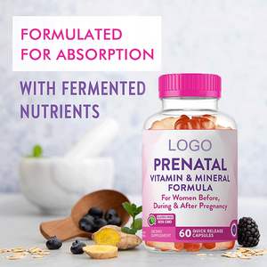 Gomitas de Fertilidad de Marca Privada, Multivitaminas Prenatales para Adultos, Suplementos para Mujeres Embarazadas, Suplementos para la Concepción, Vitaminas - Product Image 3
