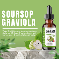 Produit phare : Liquide multivitaminé au corossol, extrait pur de feuilles et de fruits de corossol, gouttes de vitamine C, compatible OEM