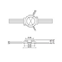 Luz LED Puntual para Exteriores RGBW 0.96W IP67 para Iluminación de Fachadas