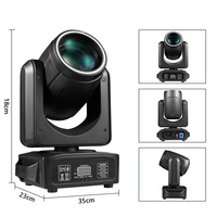 Projecteur professionnel à tête mobile 150W RGBW, 8 couleurs, 18 prismes, 8 motifs Gobo, 14 canaux, pour mariage, public, DJ, KTV