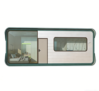 Cabane modulaire préfabriquée mobile Apple Cabin pour hébergement touristique en milieu panoramique, vente en gros directe usine
