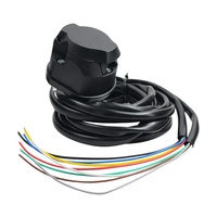 Heavy Duty 13 Pin Towing Electrics Socket 12v Trailer Light Electrics Extension Cable 2m