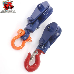 Ambull nhiệm vụ nặng nề mở loại ròng rọc đơn ròng rọc sơn ròng rọc nâng dây thép dây ròng rọc <span class=keywords><strong>snatch</strong></span> khối với móc - Product Image 5