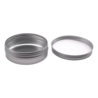 Envase de Almacenamiento de Aluminio Redondo Pequeño con Tapa de Rosca, Diseño Personalizado de Fábrica de Envases
