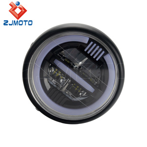 Retro moto Retrofit LED Day Light fari anteriori universali adatti per <span class=keywords><strong>Victory</strong></span> Honda Kawasaki Yamaha Suzuki BMW - Product Image 2