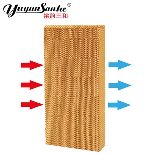 Nuevo Sistema de Enfriamiento por Evaporación YUYUN SANHE 7060/5090/7090 para Granjas Avícolas e Invernaderos, Panel de Enfriamiento de Aire de Papel Kraft, 1 Año de Garantía - Product Image 1