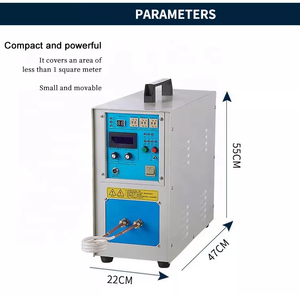 Yuyang Yy-15ab Automatic Induction <b>Heating</b> Machine 15kw High Safety Brazing Copper <b>Tubes</b> 220v Easy Operate Core Components Plc - Product Image 2