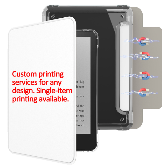 OEM Logo case Kindle Paperwhite 12th Gen Magnetic Detachable PU Case 7" 2024 Kindle Paperwhite 12th Gen 5 Units Kindle Case