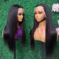 Perruque frontale transparente et HD en dentelle, cheveux vierges, fournisseur de perruques, cheveux indiens bruts, extensions de cheveux humains naturels