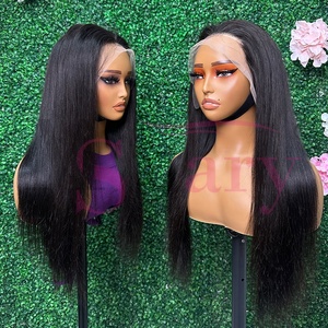 Peluca Frontal de Encaje Transparente y HD, Cabello Virgen, Proveedor de Pelucas, Cabello Indio Crudo, Extensiones de Cabello Humano en Paquetes - Product Image 2
